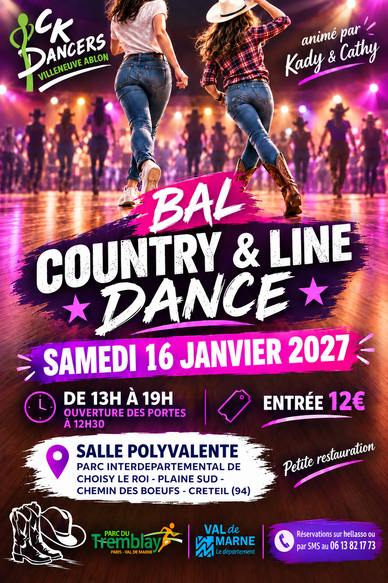 BAL ANNUEL COUNTRY & LINE LE 16 JANVIER 2027