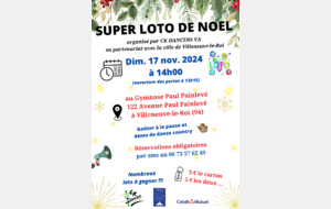 SUPER LOTO DE NOEL LE 17 NOVEMBRE 2024