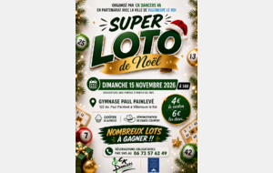 SUPER LOTO DE NOEL du 15 NOV 2026