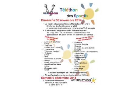 TELETHON DES SPORTIFS